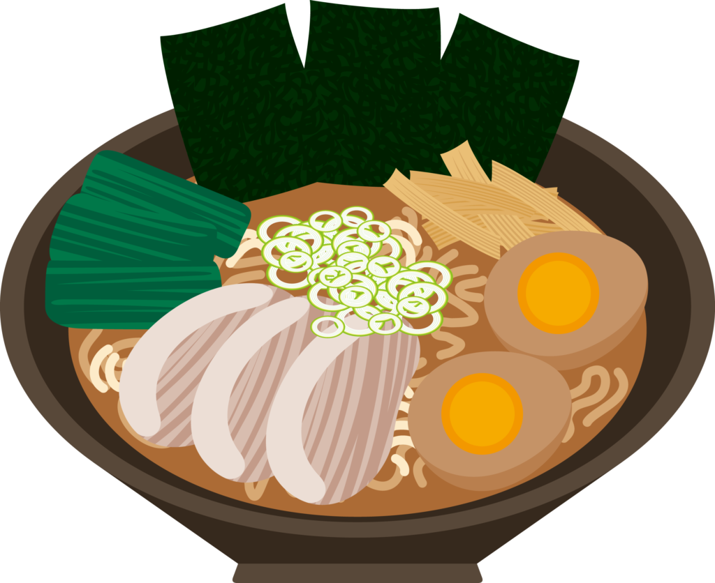 ラーメンのイラストです。 元々