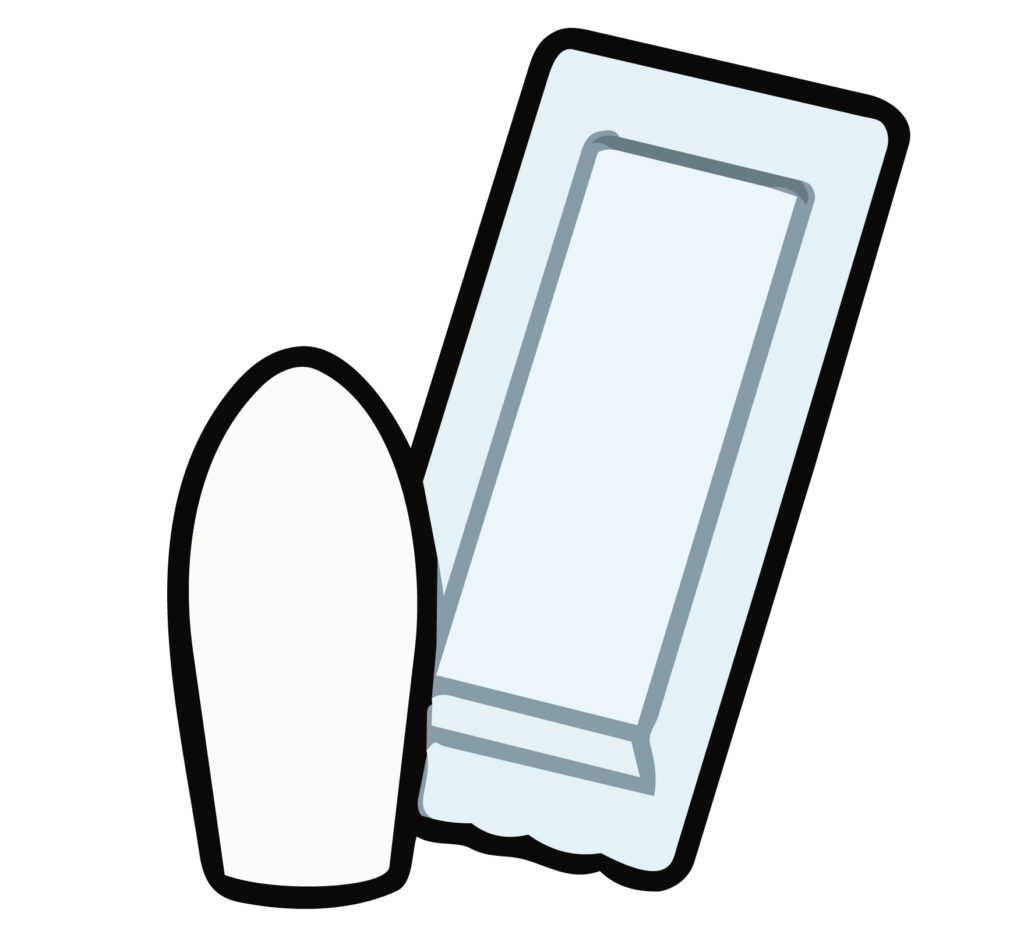 座薬のイラストです。調剤薬局の