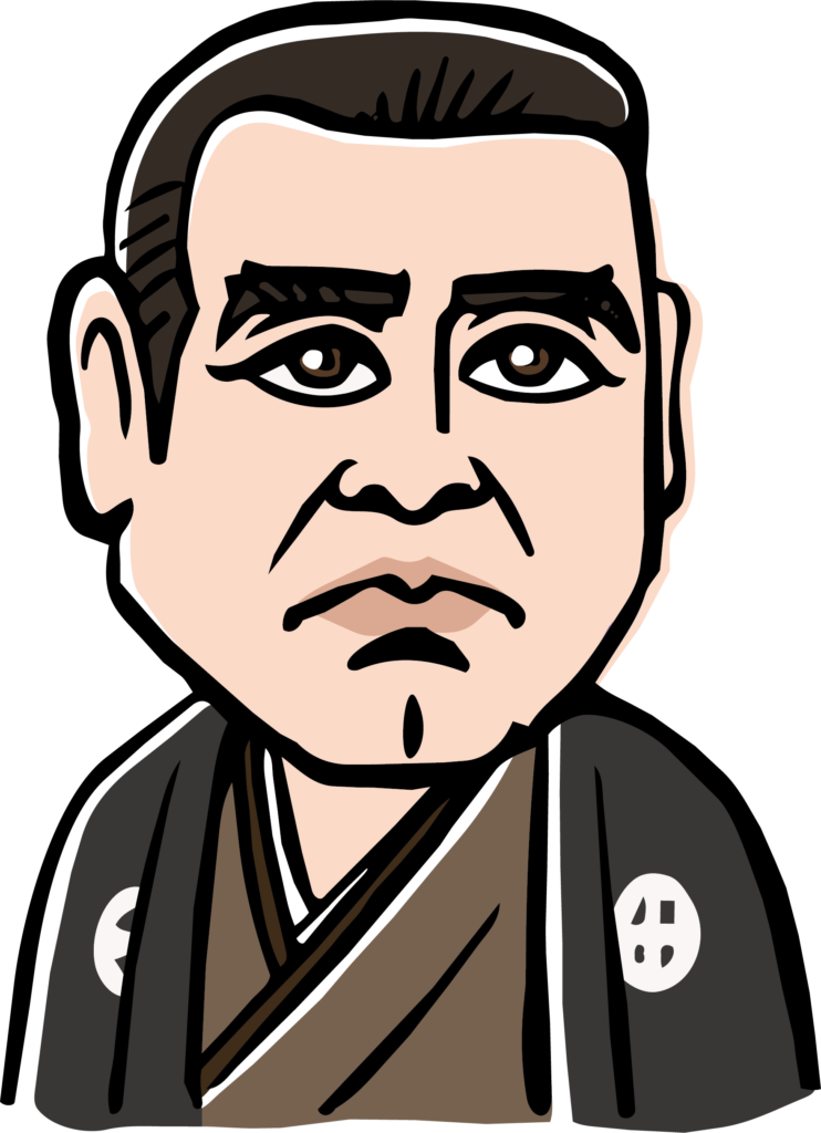 西郷隆盛のイラストです。 いか