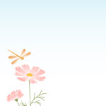 残暑見舞い 残暑見舞いのイラスト入りのテンプレート 初秋
