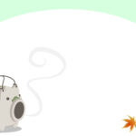 残暑見舞い 残暑見舞いのイラスト入りのテンプレート モミジ