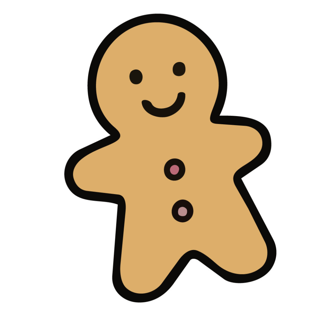 クリスマスらしいモチーフをあし