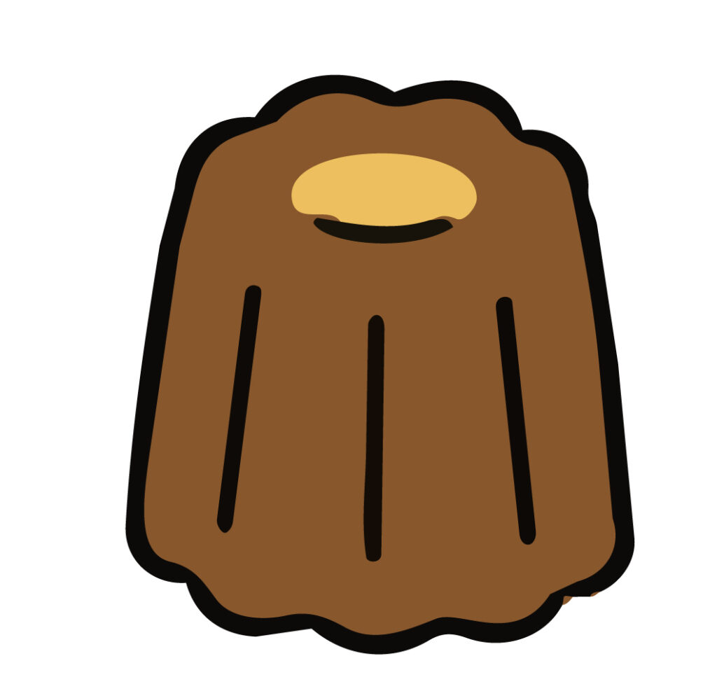 フランスの伝統的なお菓子、カヌ