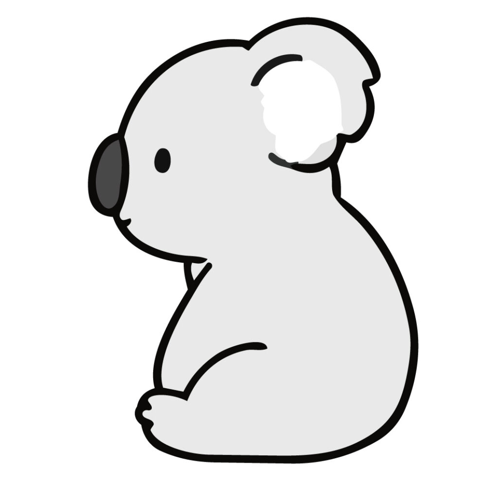 横向きでちょこんとした、かわい
