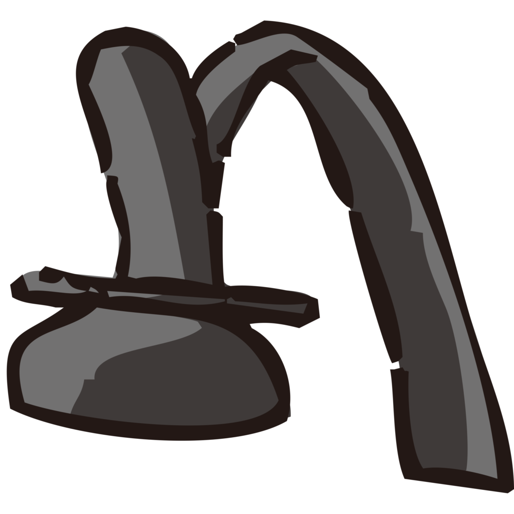垂纓(すいえい)冠のイラストで