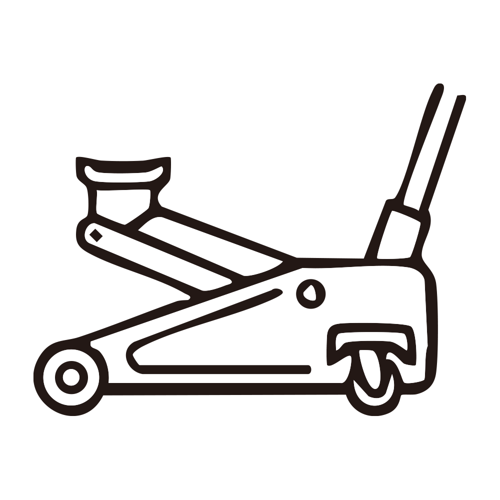 車両を持ち上げる際に使用するガ