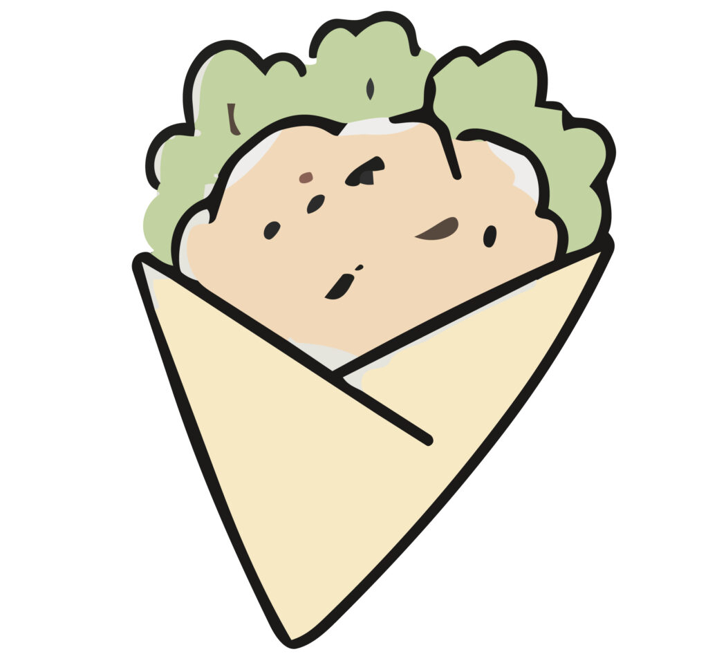ツナをたっぷり包んだ、食べ応え