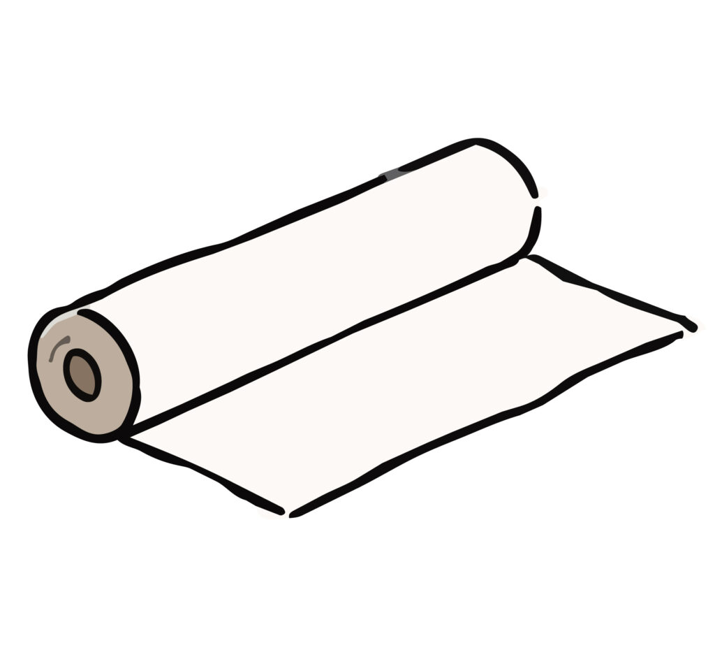 クッキングシートのイラストです