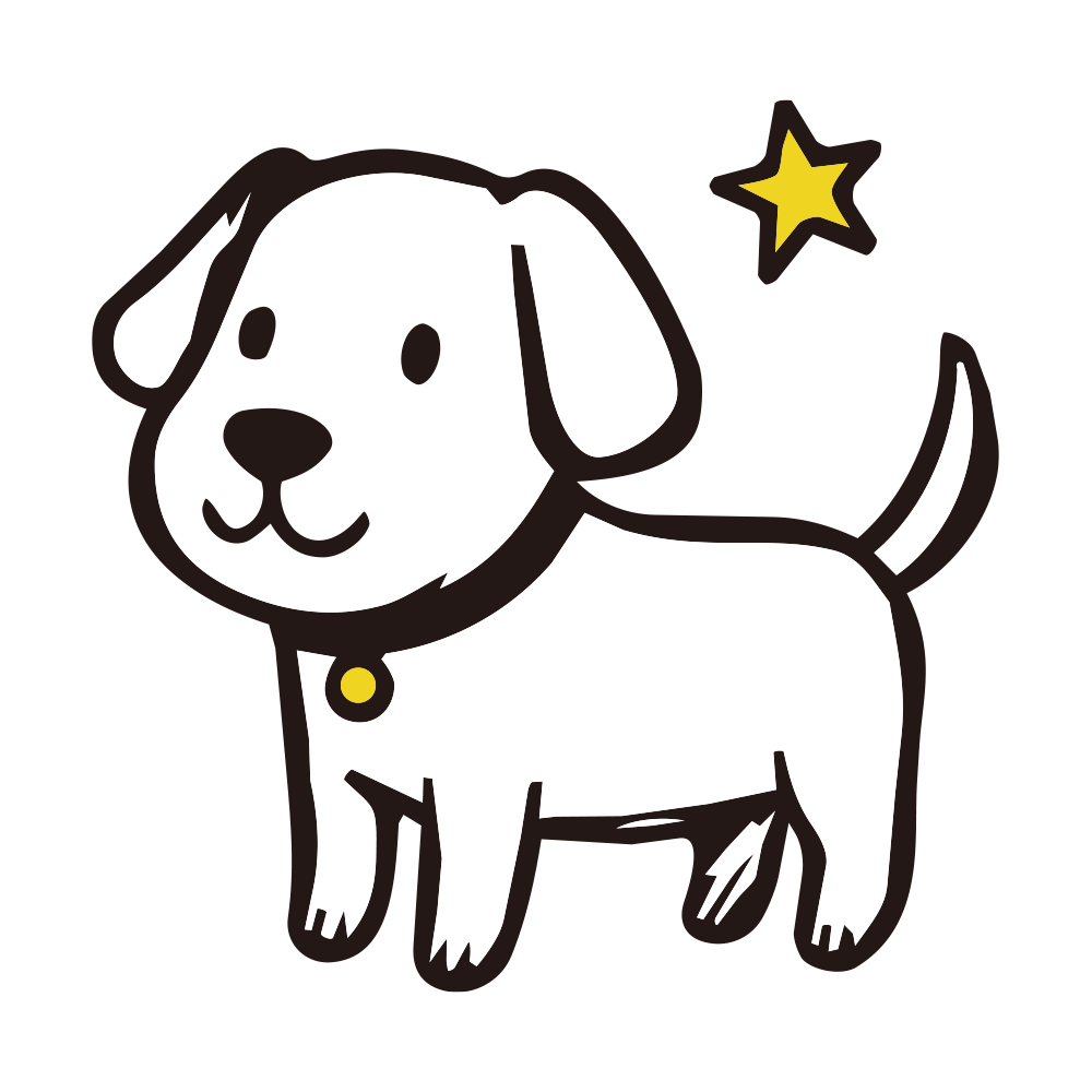 首輪を付けて楽しそうに佇むかわ