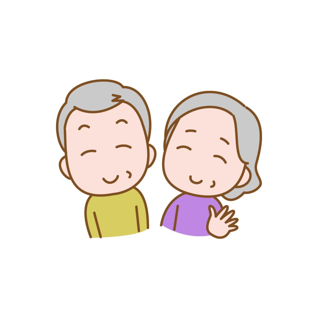 敬老の日に使えるかわいいシニア