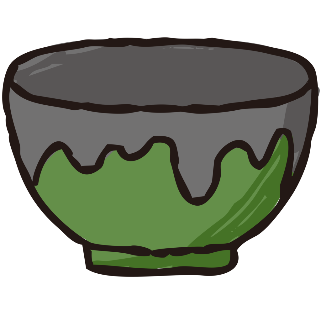 手書きのどんぶりのイラストです