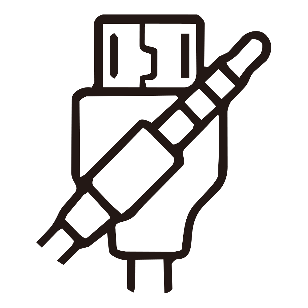 Micro USBコネクタとオ