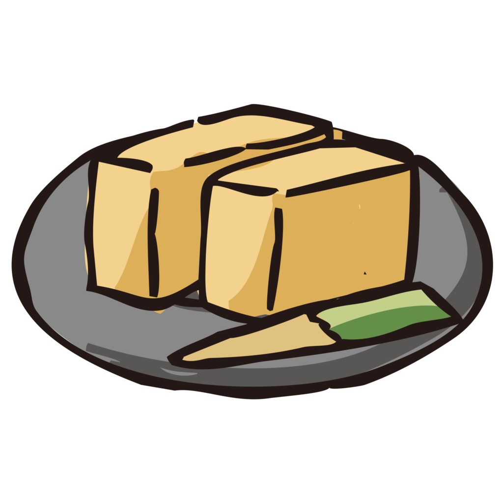 芋ようかんの手書きのイラストで