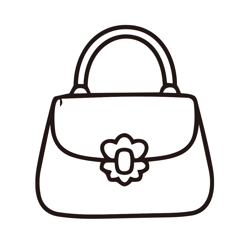 お花モチーフの留め具がついた上