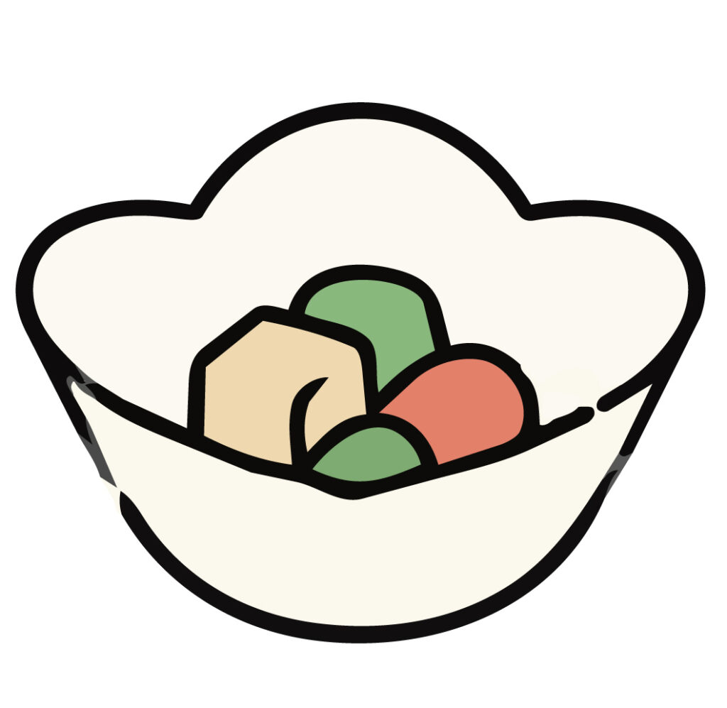 和食の「突き出し」をイメージし