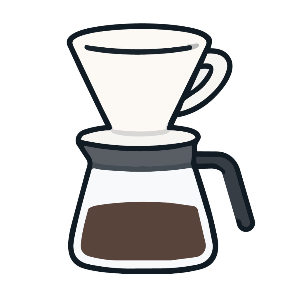 コーヒーを淹れるときに使う、シ