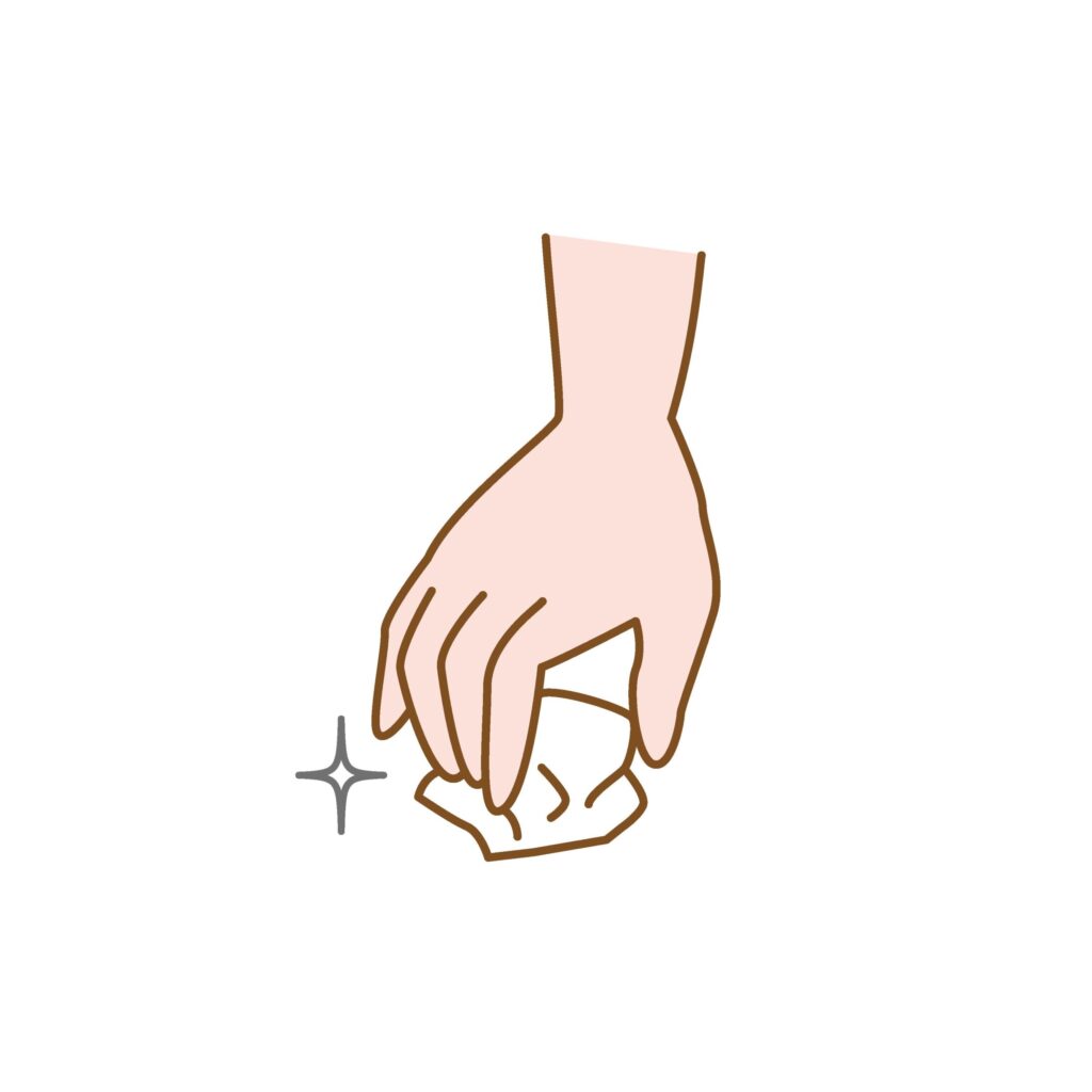 人物のいろいろな手の動作のイラ