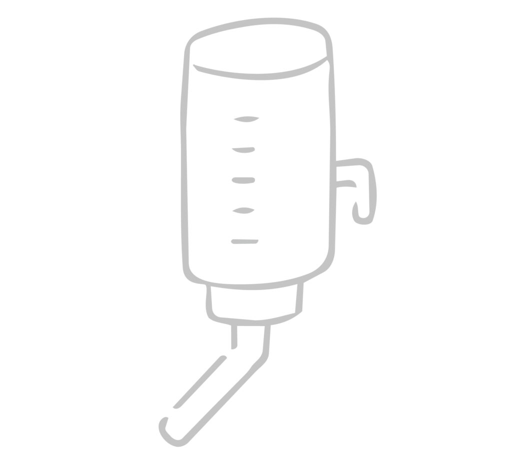 ハムスターが水を飲むための給水