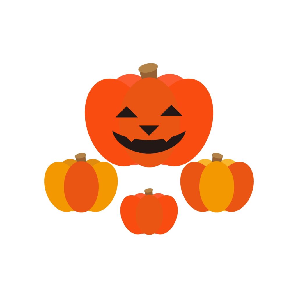 10月、ハロウィンをイメージし