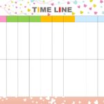 可愛いテンプレ スケジュール・予定 小学校