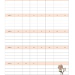 受験勉強は、今日取り組む内容を具体的に決めるところから。こちらの学習計画表テンプレートなら、左側に教科名、日付ごとの欄に問題集のページ数や復習範囲を書き込み、一